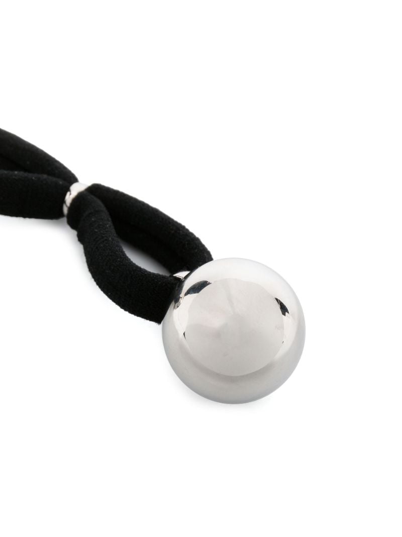 Black Ball Detail Hair Tie