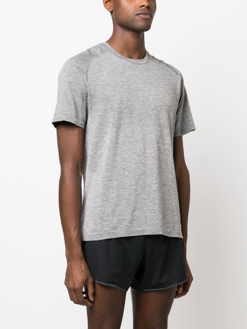 Grey Metal Vent Tech Running T-shirt
