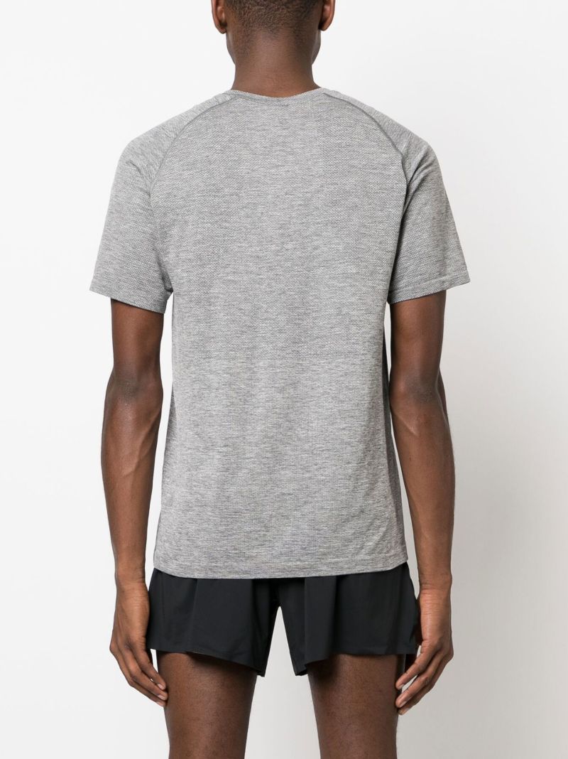 Grey Metal Vent Tech Running T-shirt