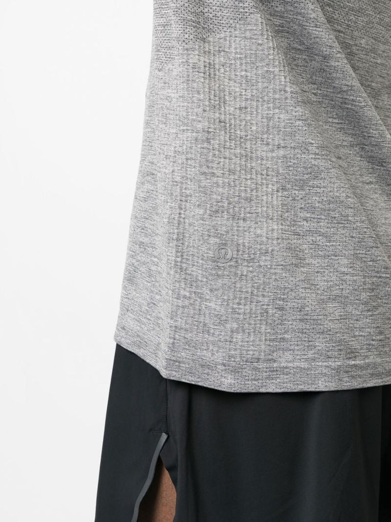 Grey Metal Vent Tech Running T-shirt