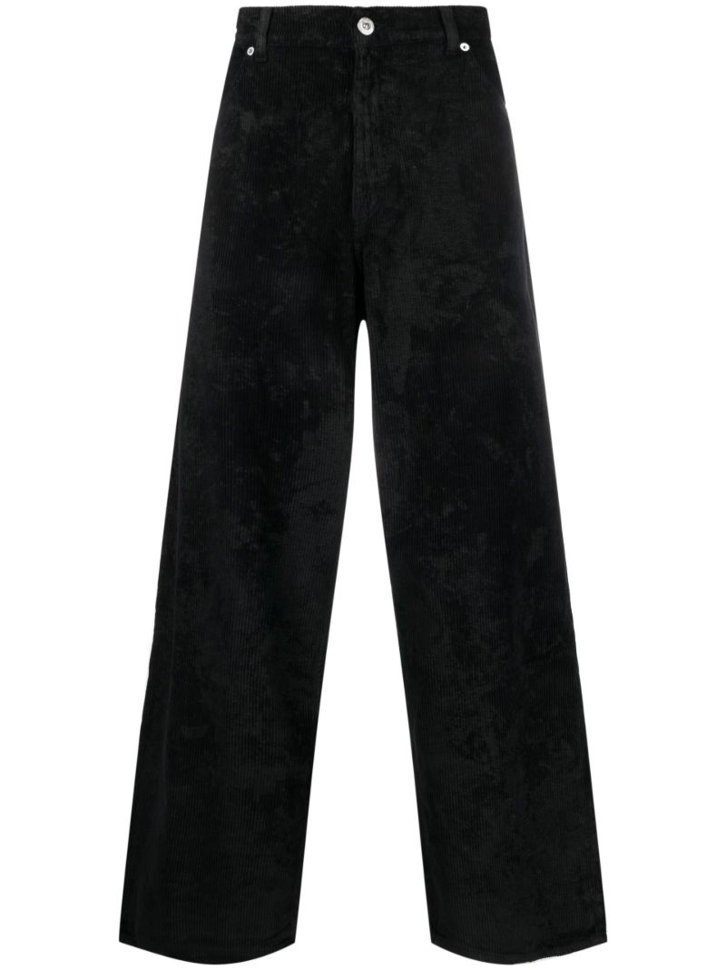Black Vast Coated Jeans