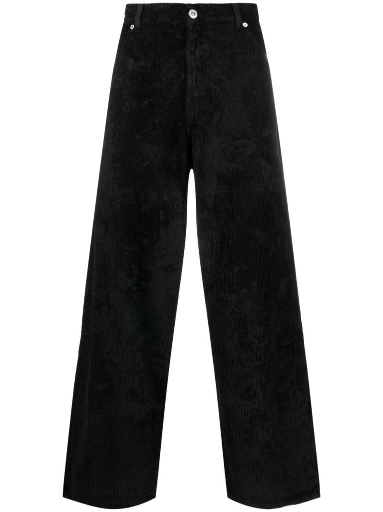 Black Vast Coated Jeans