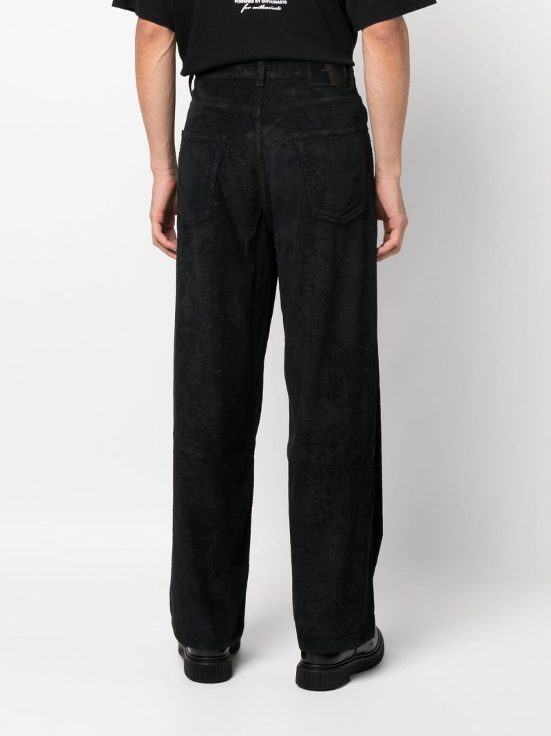 Black Vast Coated Jeans