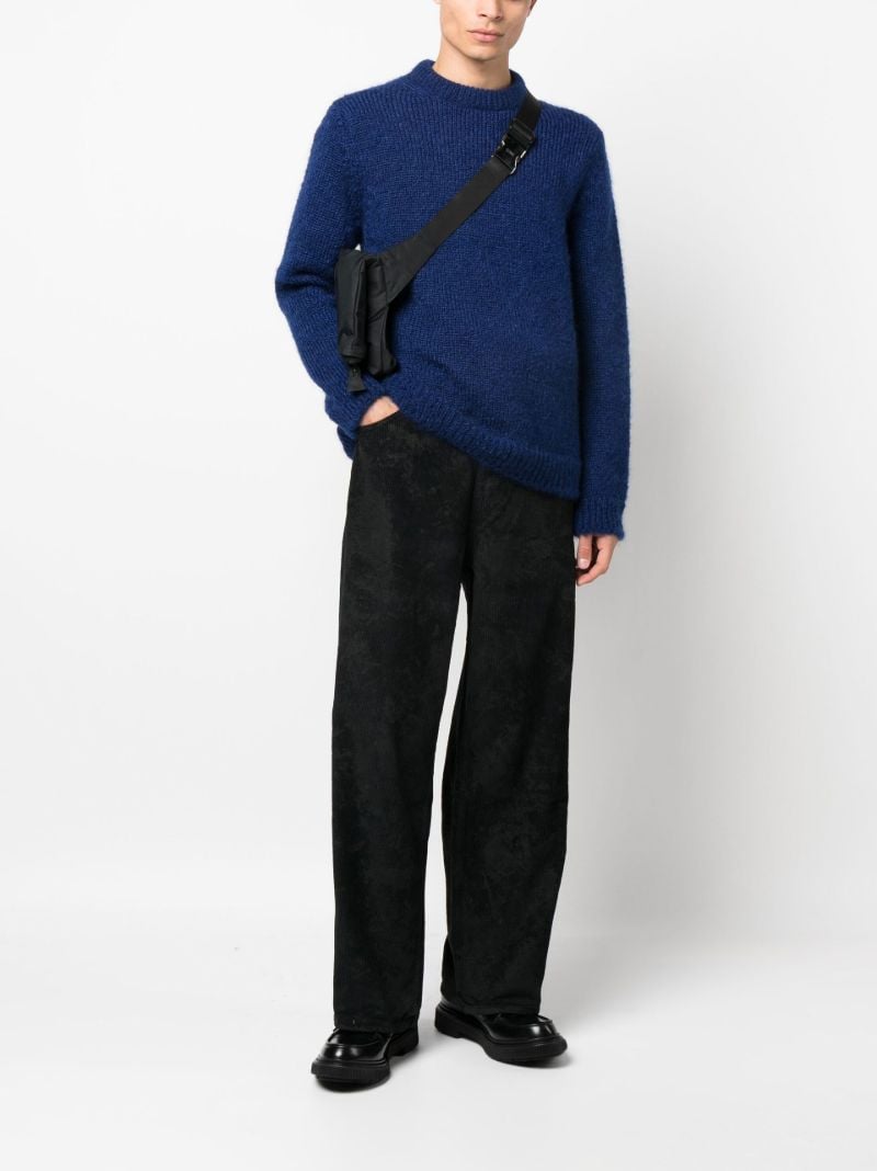 Black Vast Coated Jeans