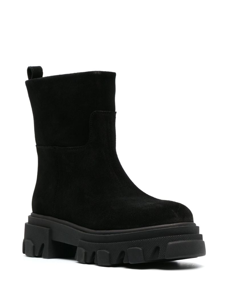 Black Gia 23 Suede Ankle Boots