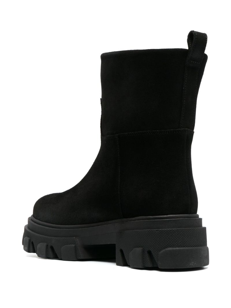 Black Gia 23 Suede Ankle Boots