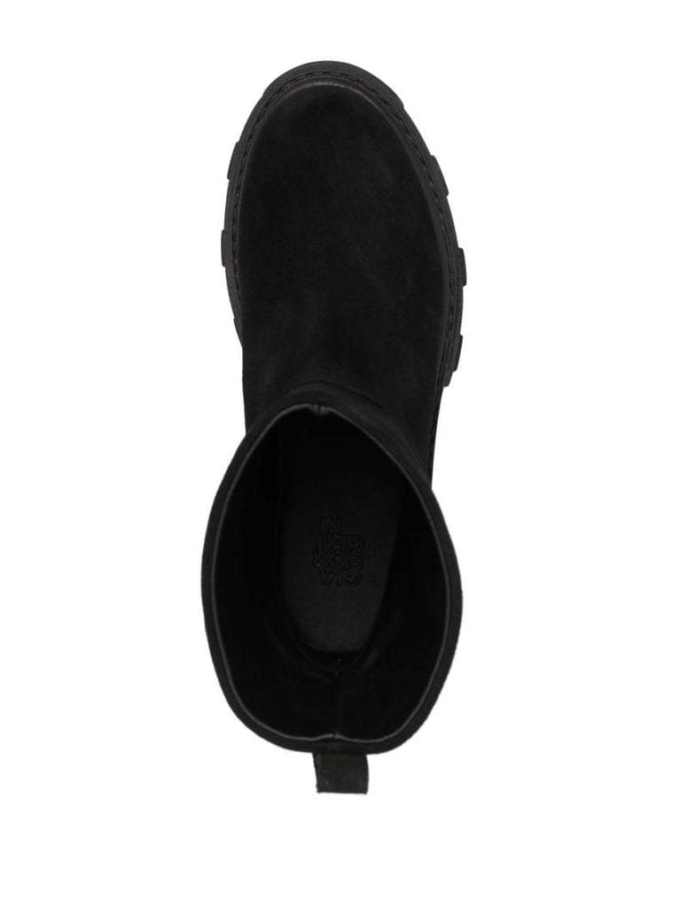 Black Gia 23 Suede Ankle Boots