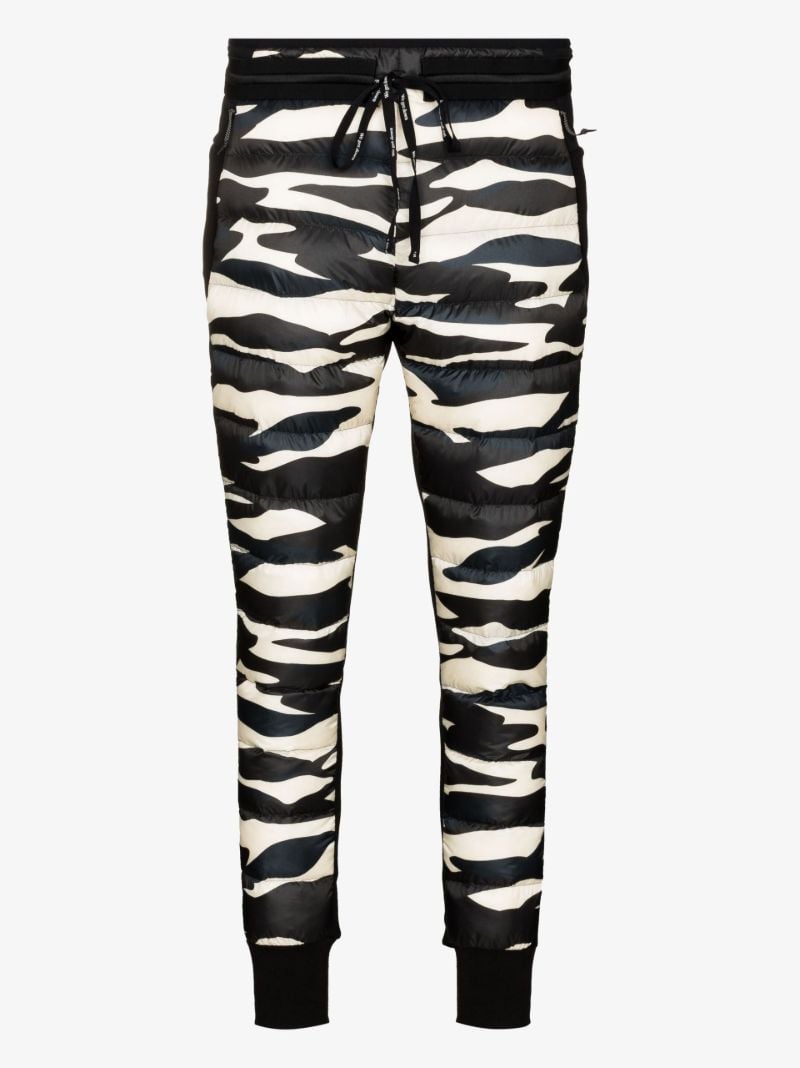 Black Hybrid Down Track Pants