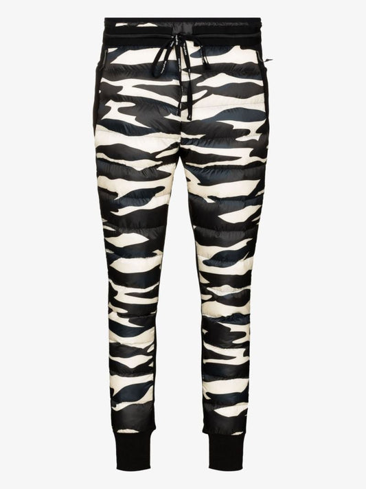 Black Hybrid Down Track Pants