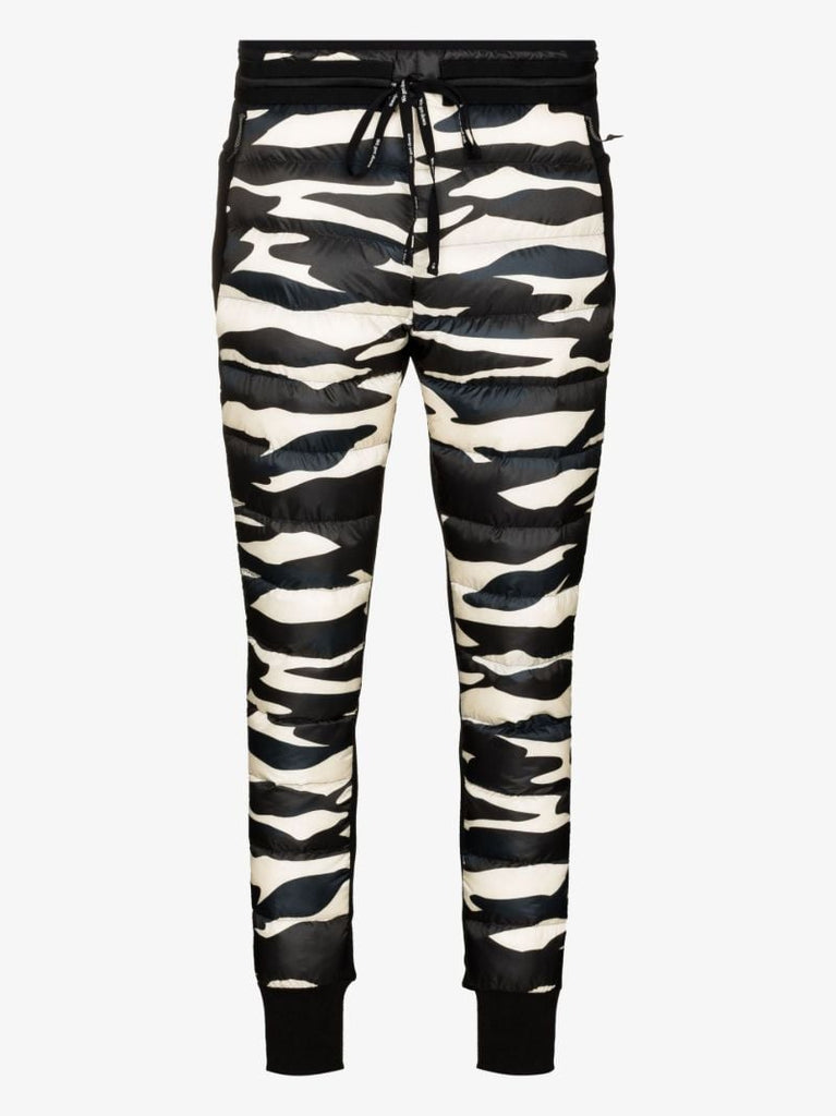 Black Hybrid Down Track Pants