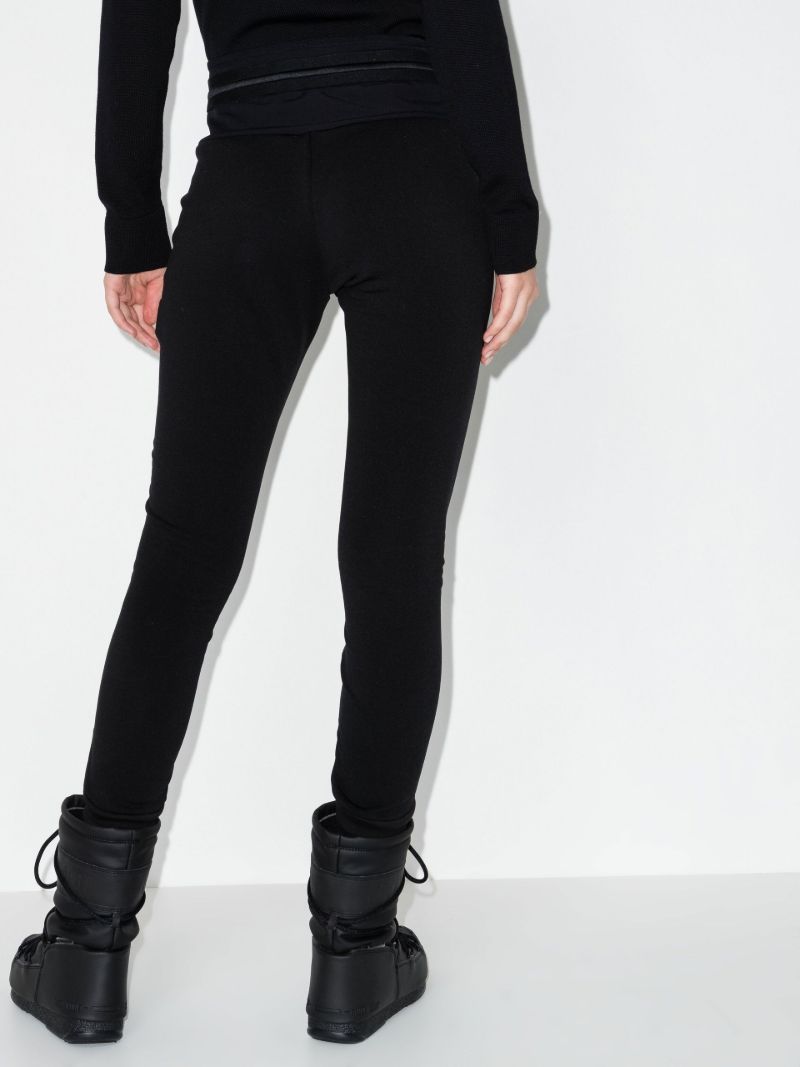 Black Hybrid Down Track Pants