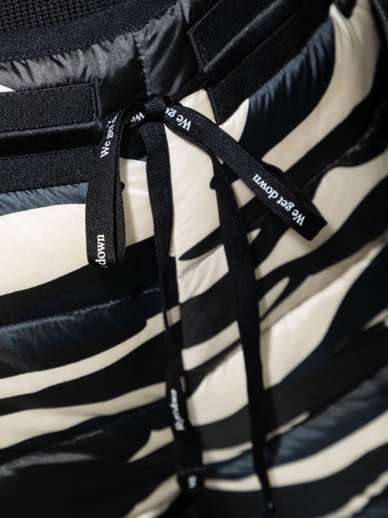 Black Hybrid Down Track Pants
