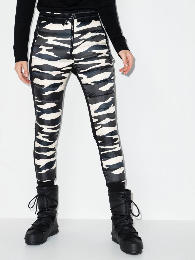 Black Hybrid Down Track Pants