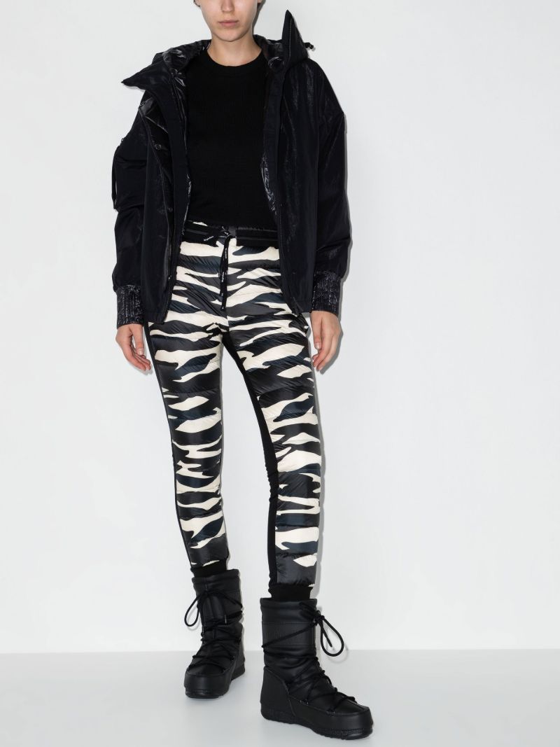 Black Hybrid Down Track Pants