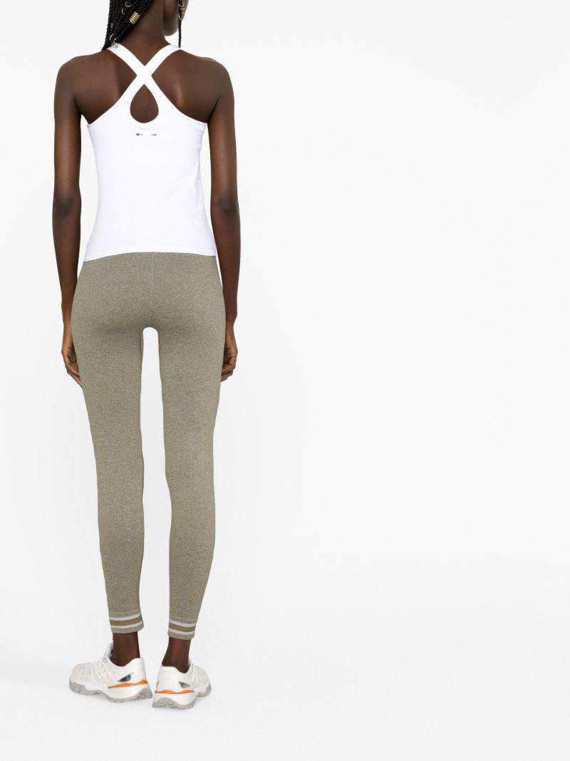 Green Marle Leggings