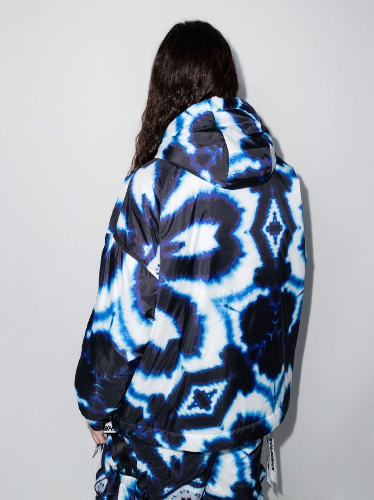 Blue Tie-dye Ski Jacket
