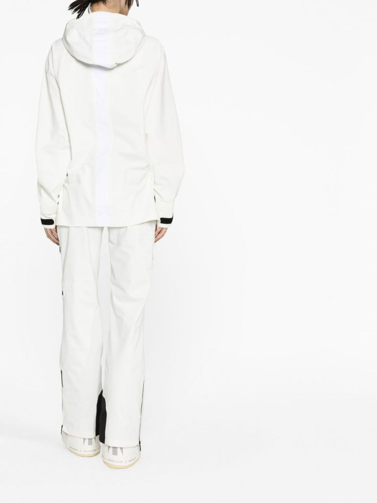 White Lhotse Hooded Ski Jacket