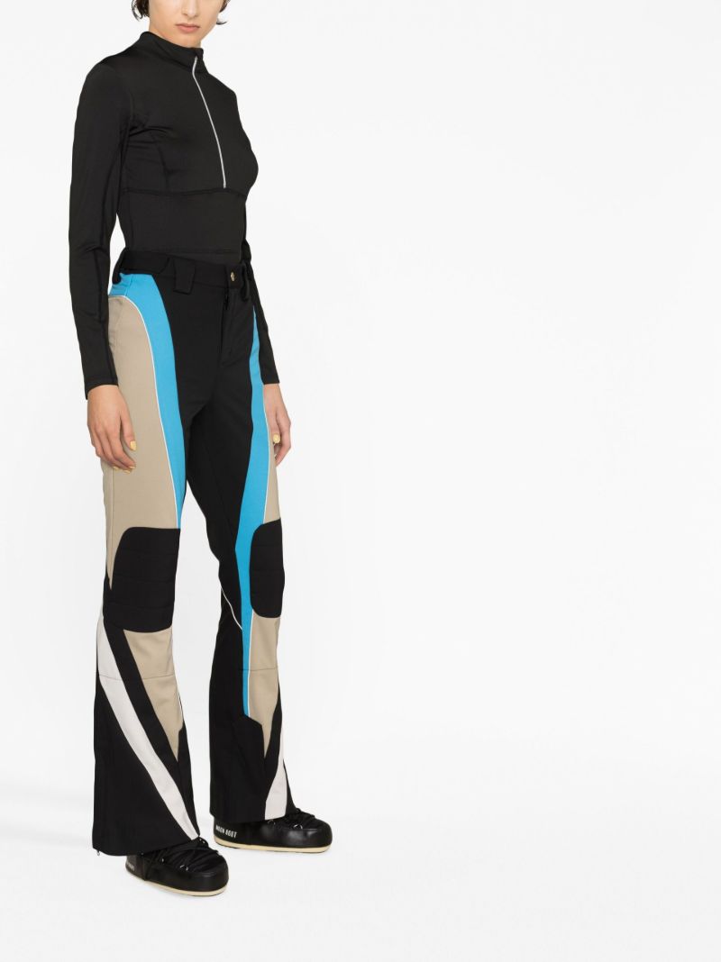 Black St. Moritz Colourblock Ski Trousers
