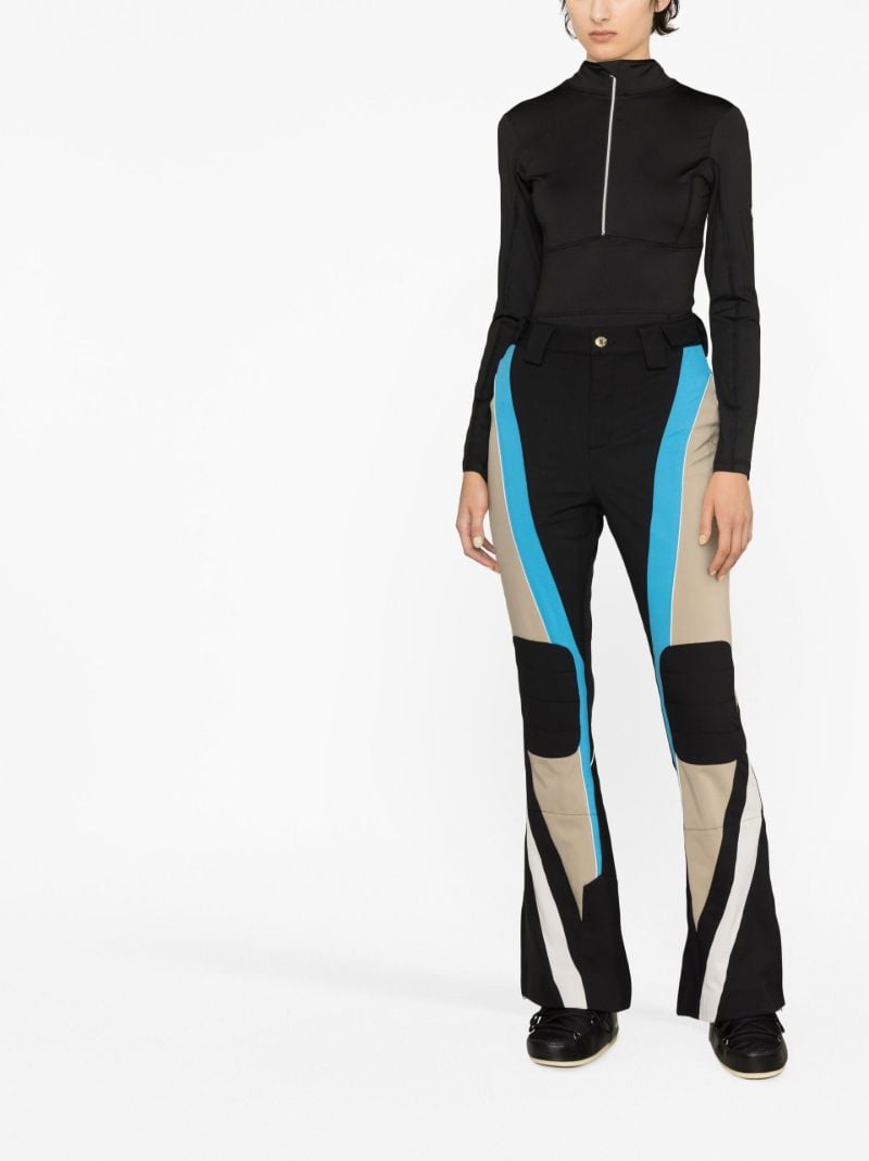 Black St. Moritz Colourblock Ski Trousers
