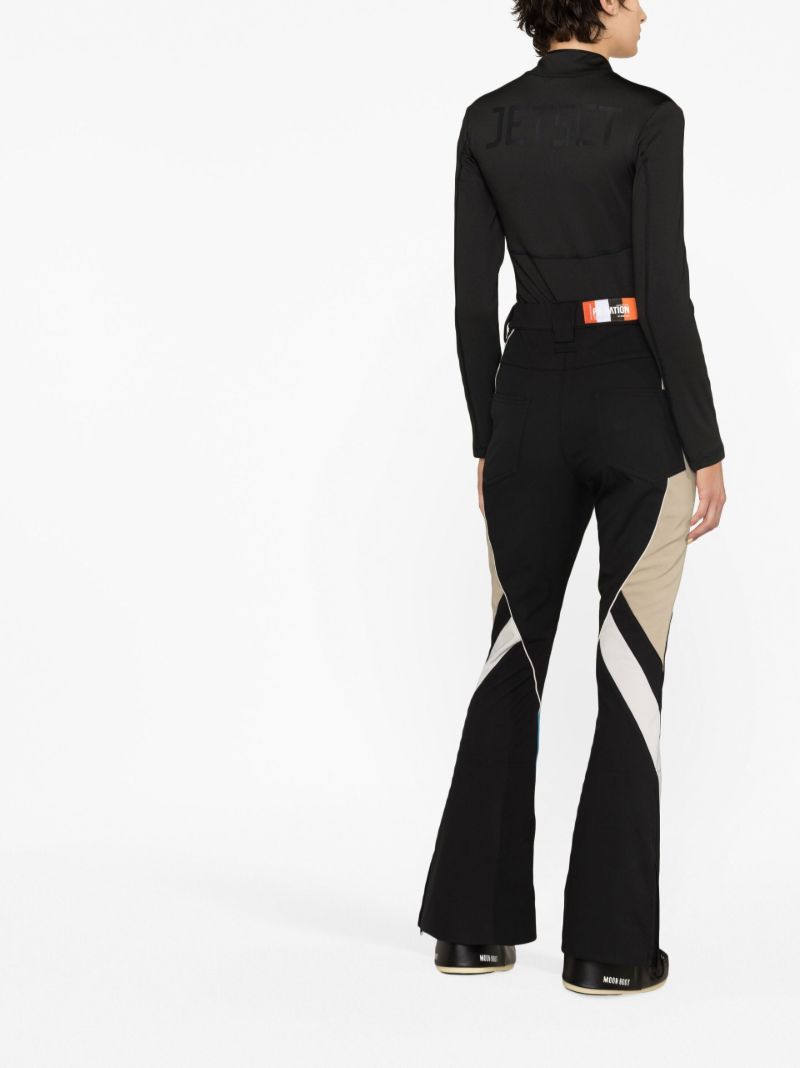 Black St. Moritz Colourblock Ski Trousers