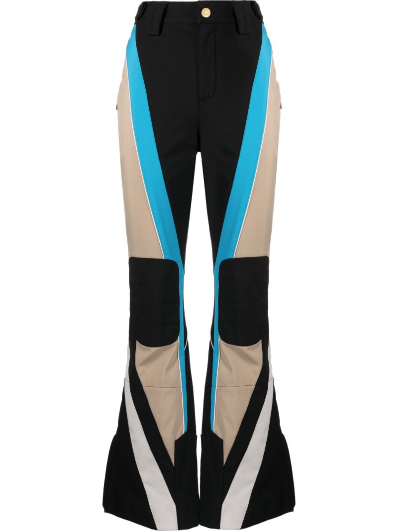 Black St. Moritz Colourblock Ski Trousers