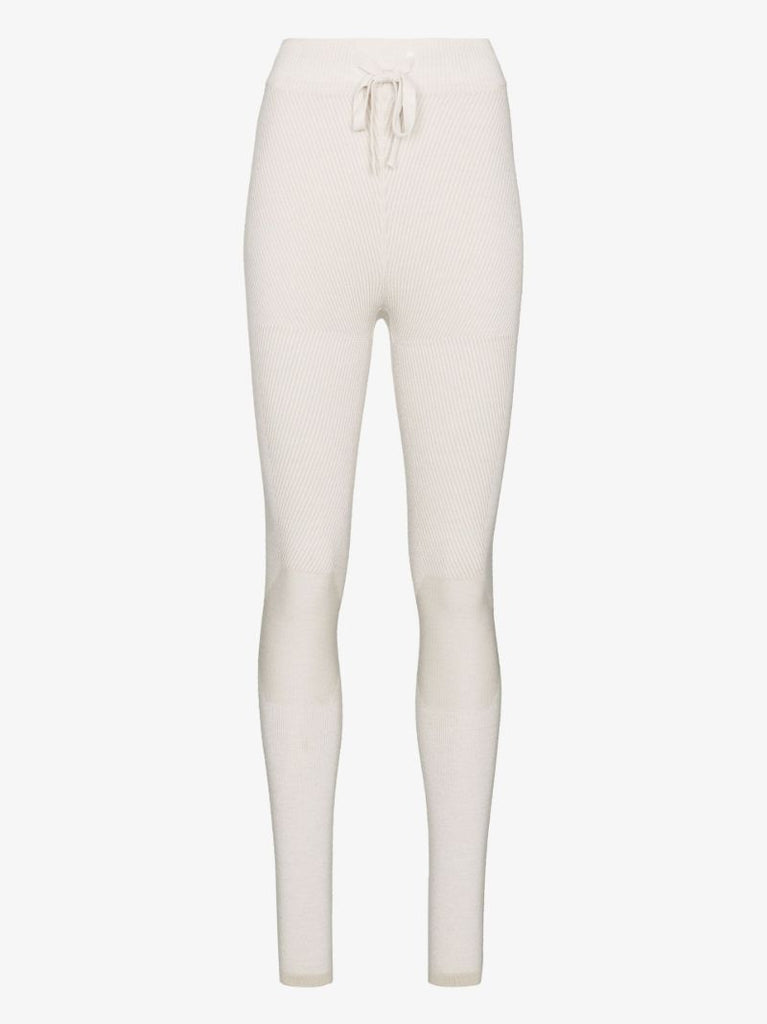 Neutral Knitted Ski Trousers
