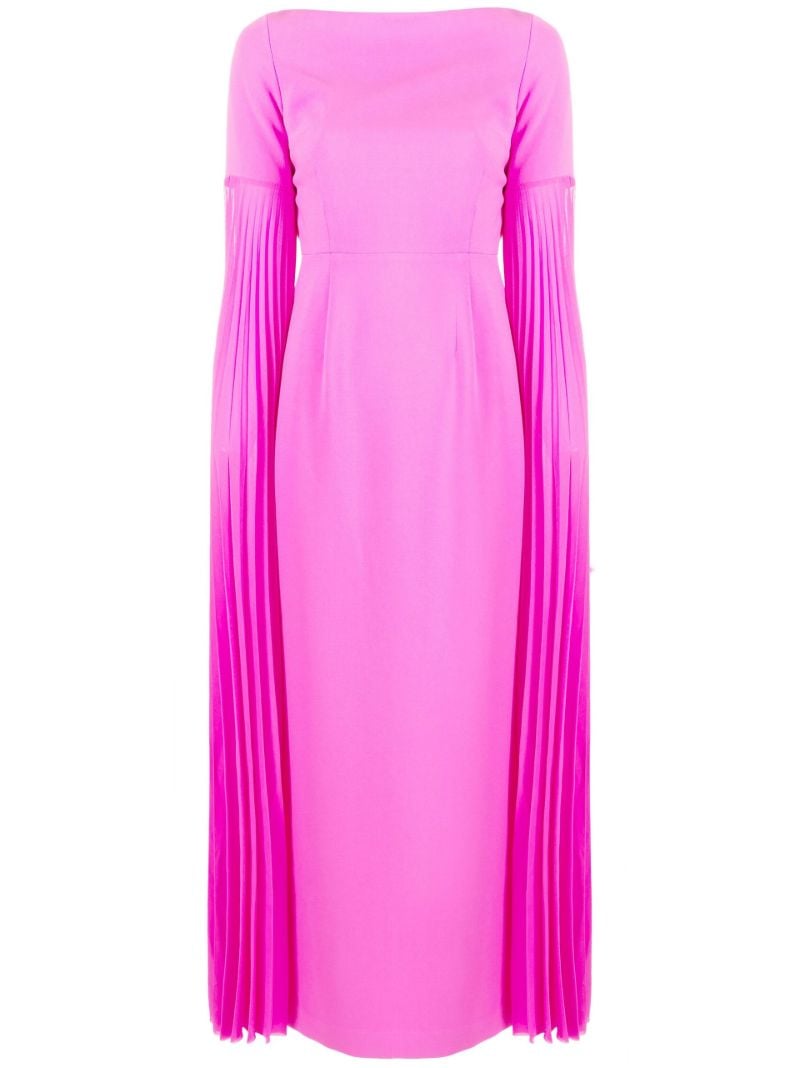 Pink Cape-effect Gown