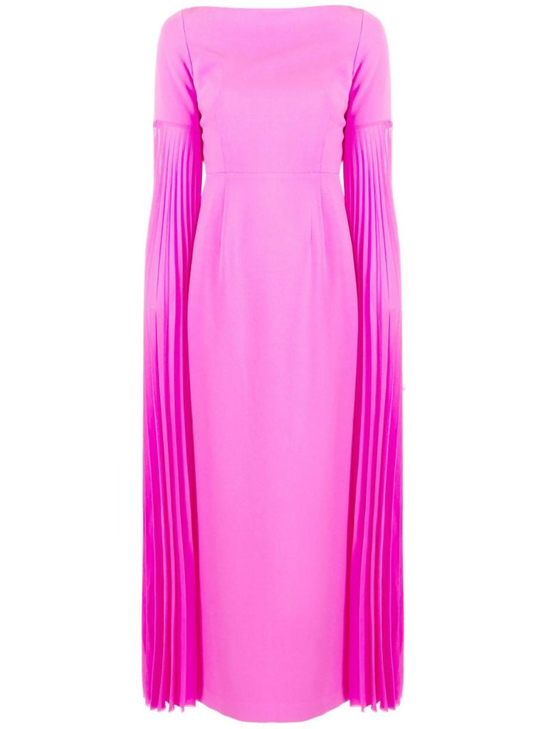 Pink Cape-effect Gown