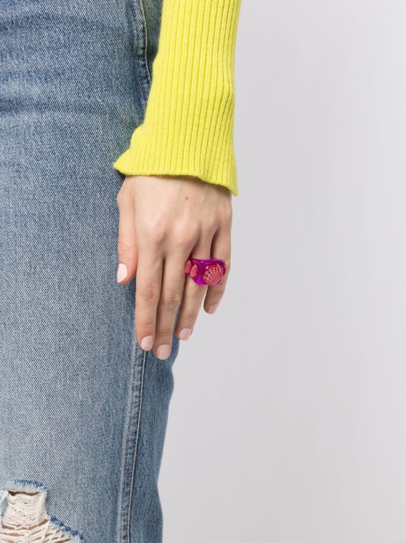 X La Manso Purple Joya De La Corona Ring