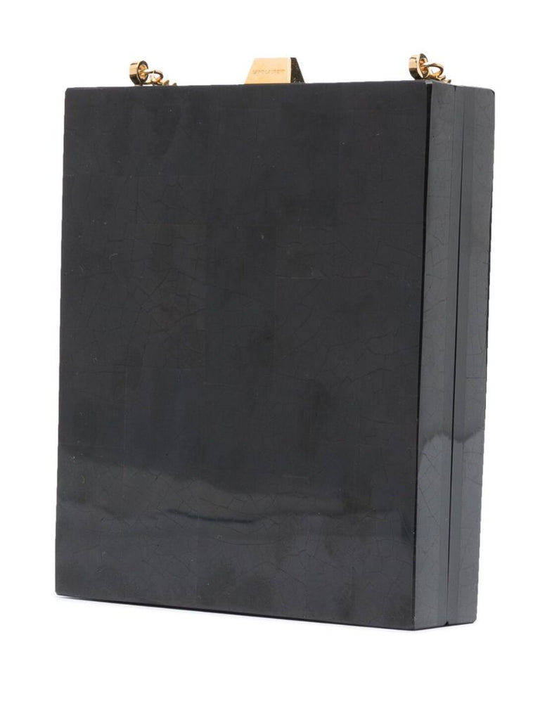 Black Tuxedo Box Cross Body Bag