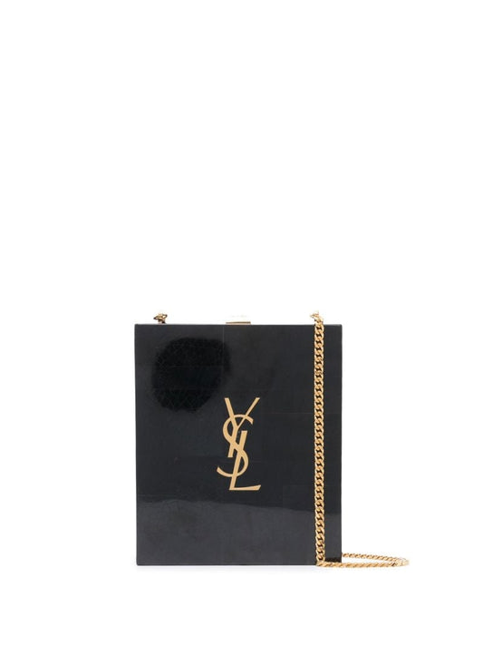 Black Tuxedo Box Cross Body Bag
