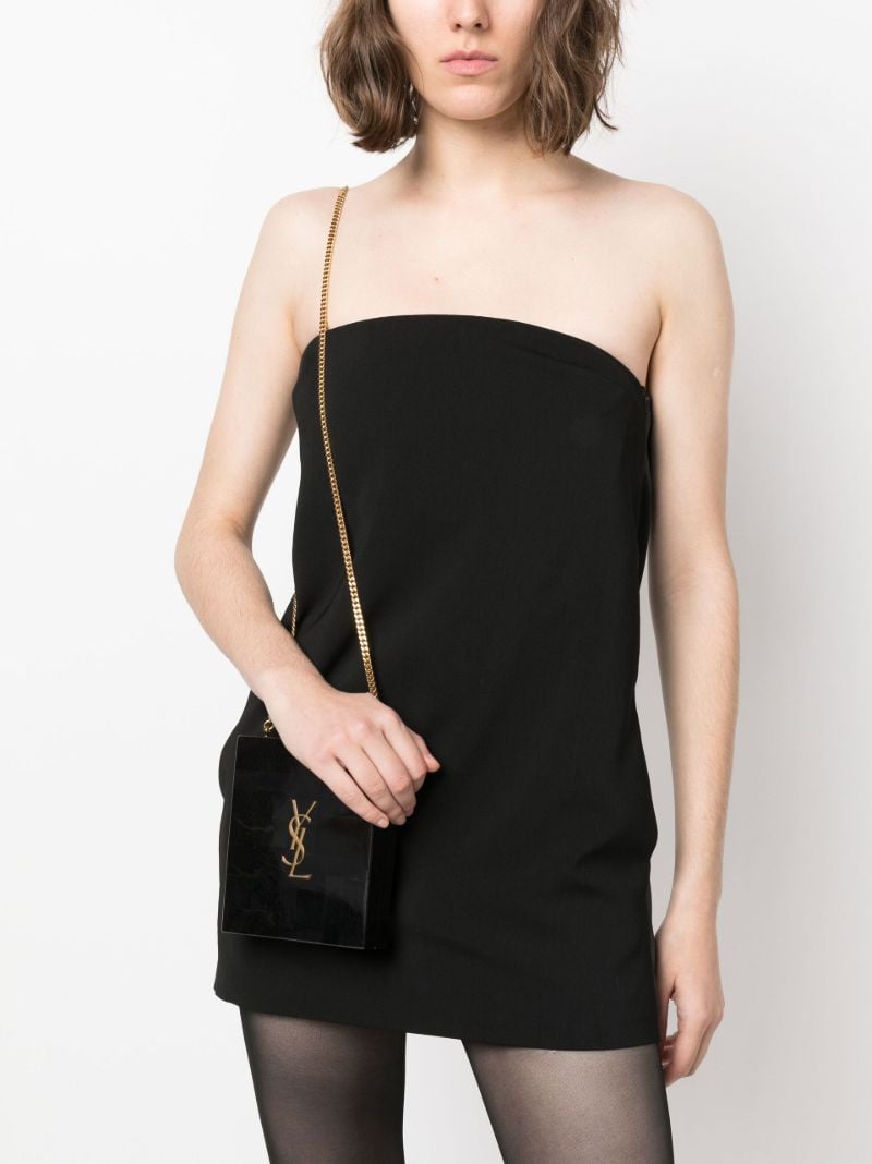 Black Tuxedo Box Cross Body Bag