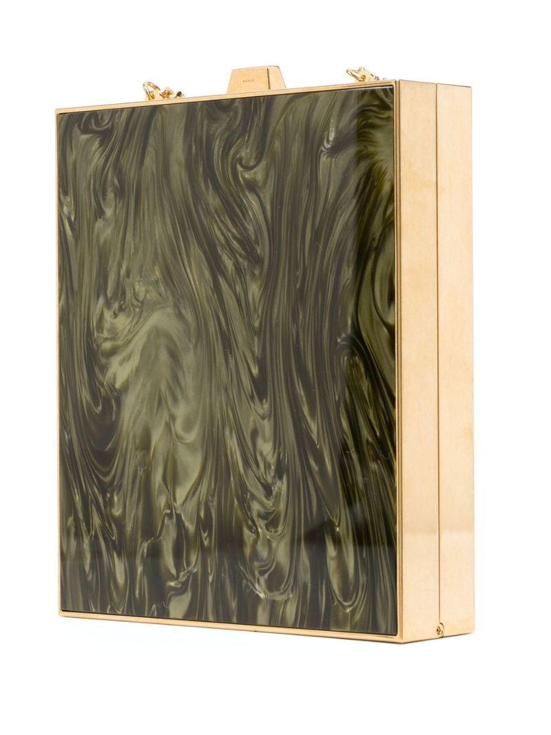 Green Tuxedo Box Cross Body Bag
