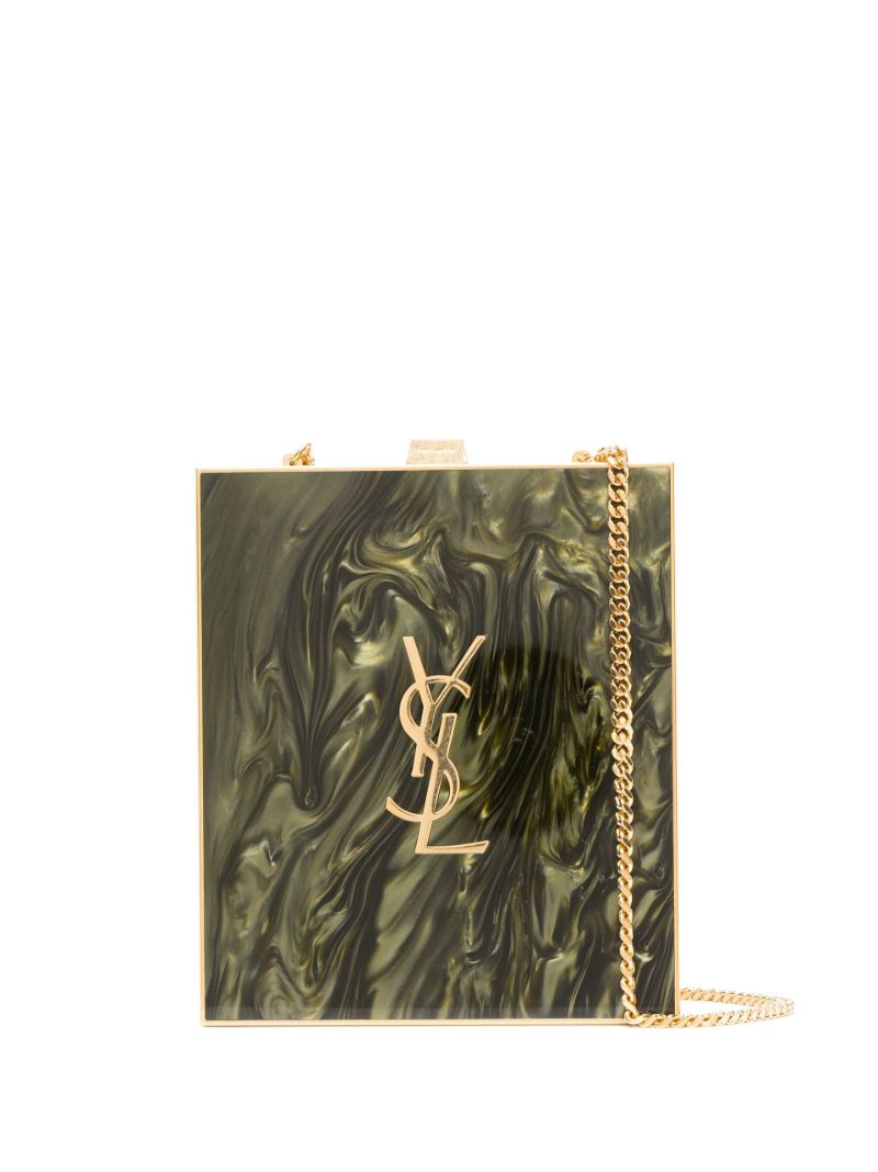 Green Tuxedo Box Cross Body Bag