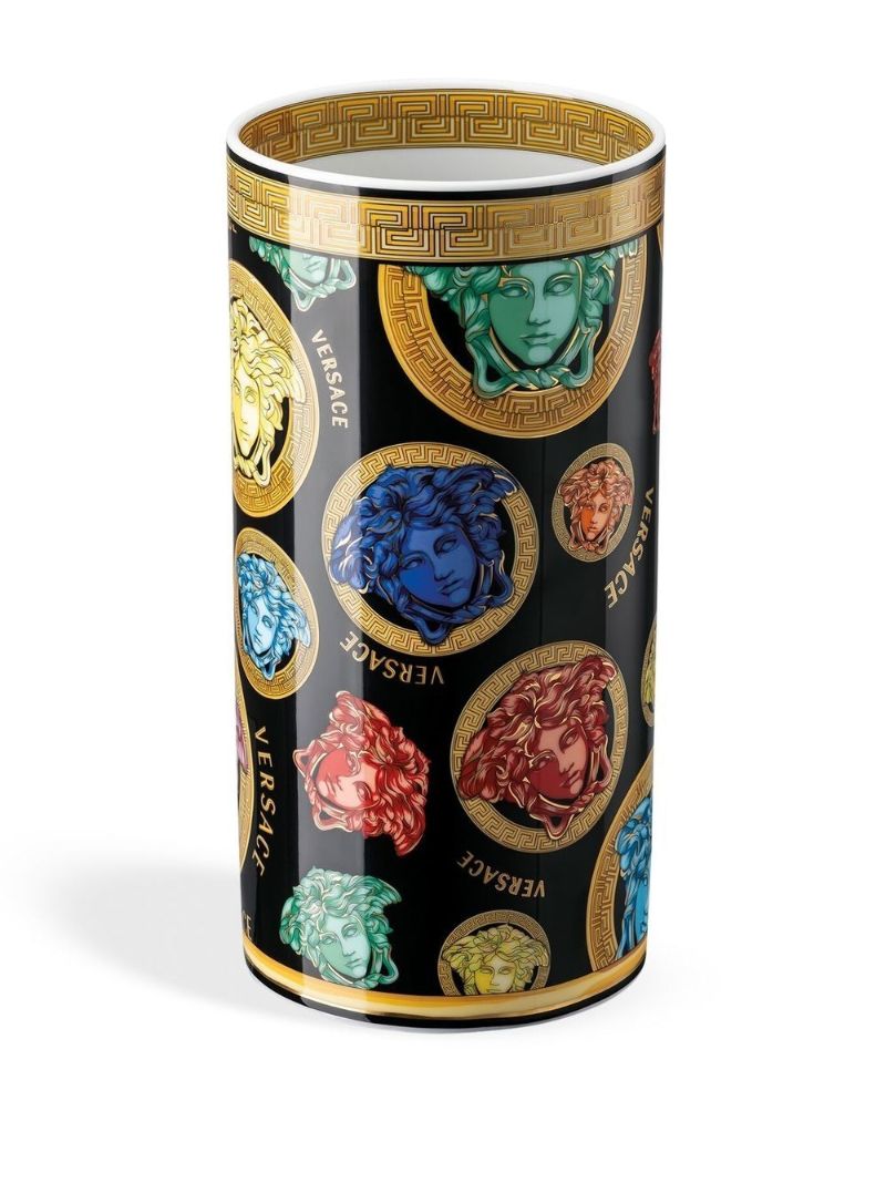 Black Medusa Amplified Porcelain Vase