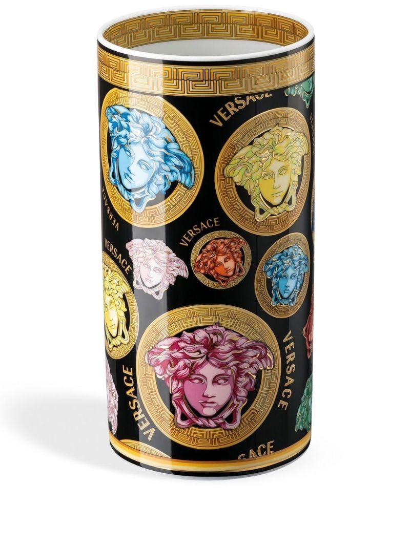 Black Medusa Amplified Porcelain Vase