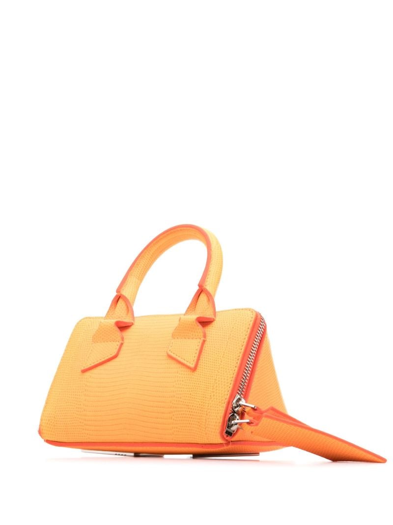 Orange Friday Mini Leather Top Handle Bag