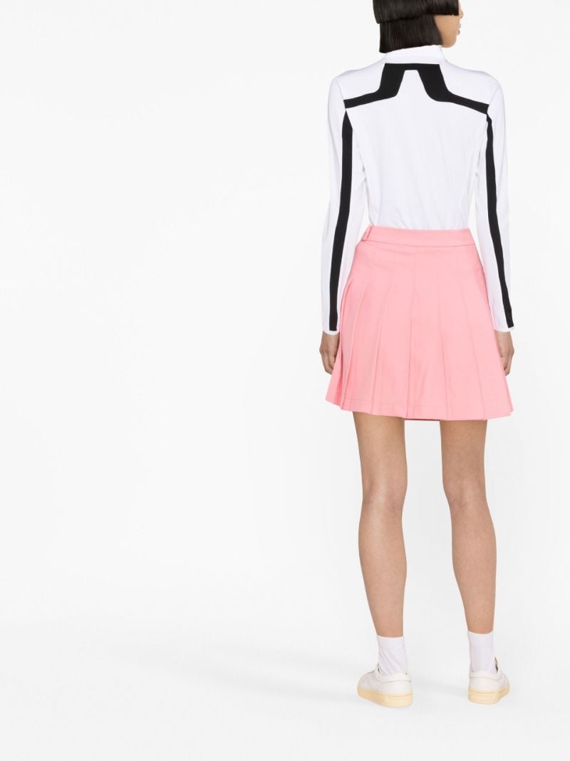 White Janice Mid Layer Golf Jacket