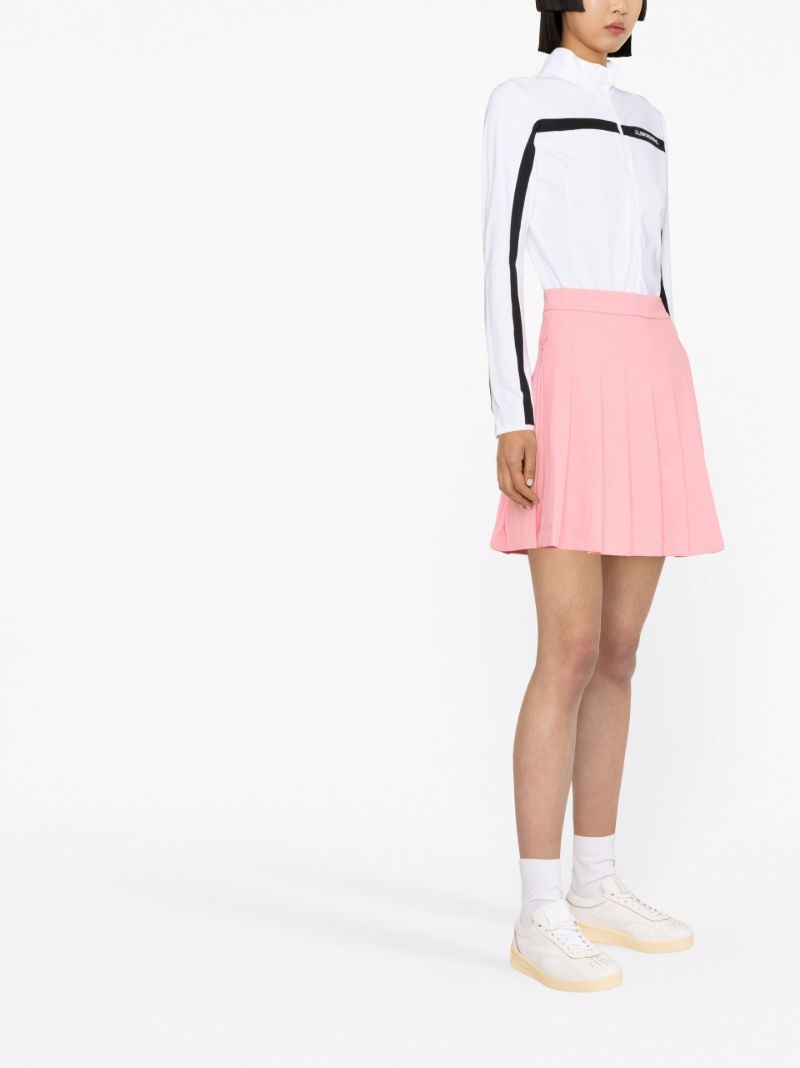 White Janice Mid Layer Golf Jacket