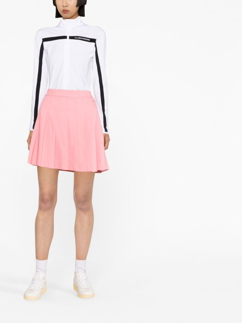 White Janice Mid Layer Golf Jacket