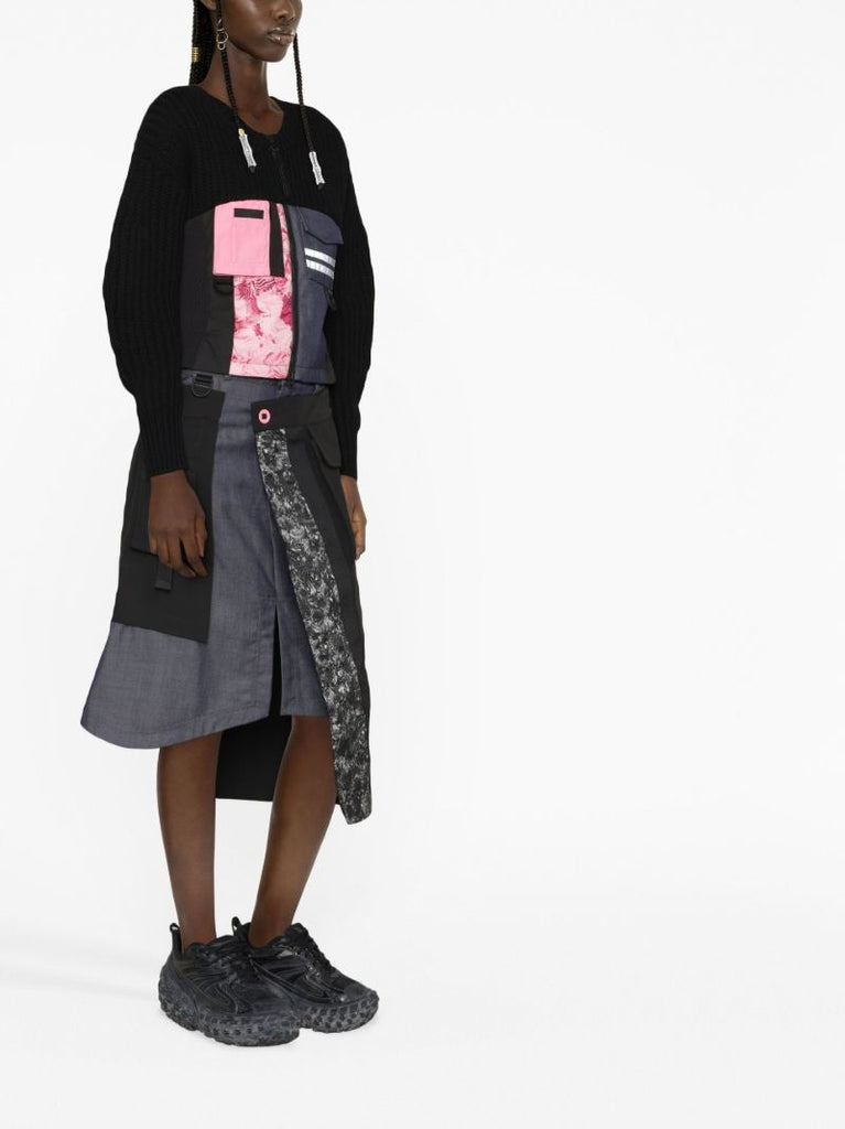 X Feng Chen Wang Black Seaton Sweater