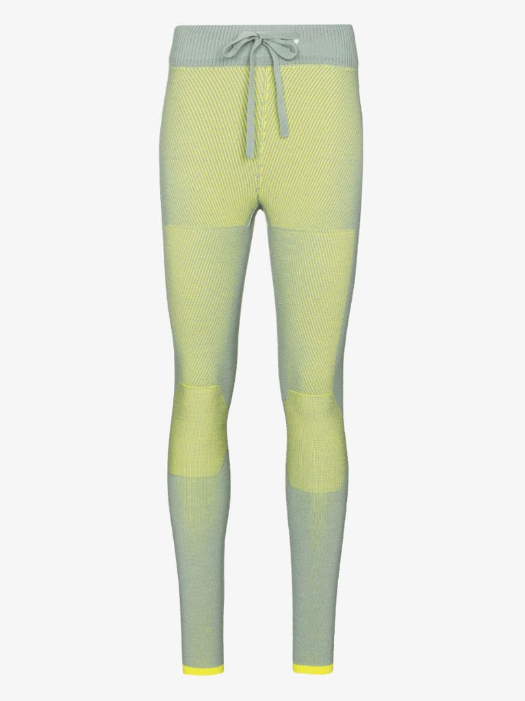 Green Knitted Ski Trousers