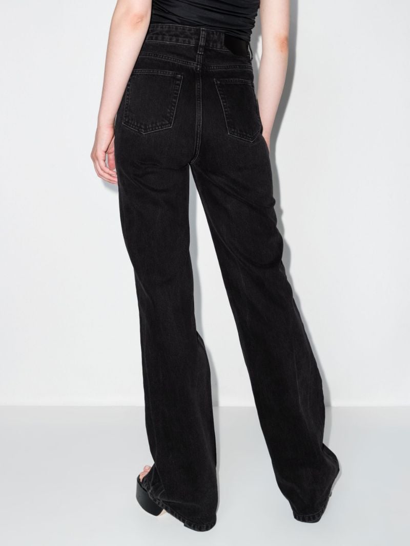 Black Sunda Flared Denim Jeans