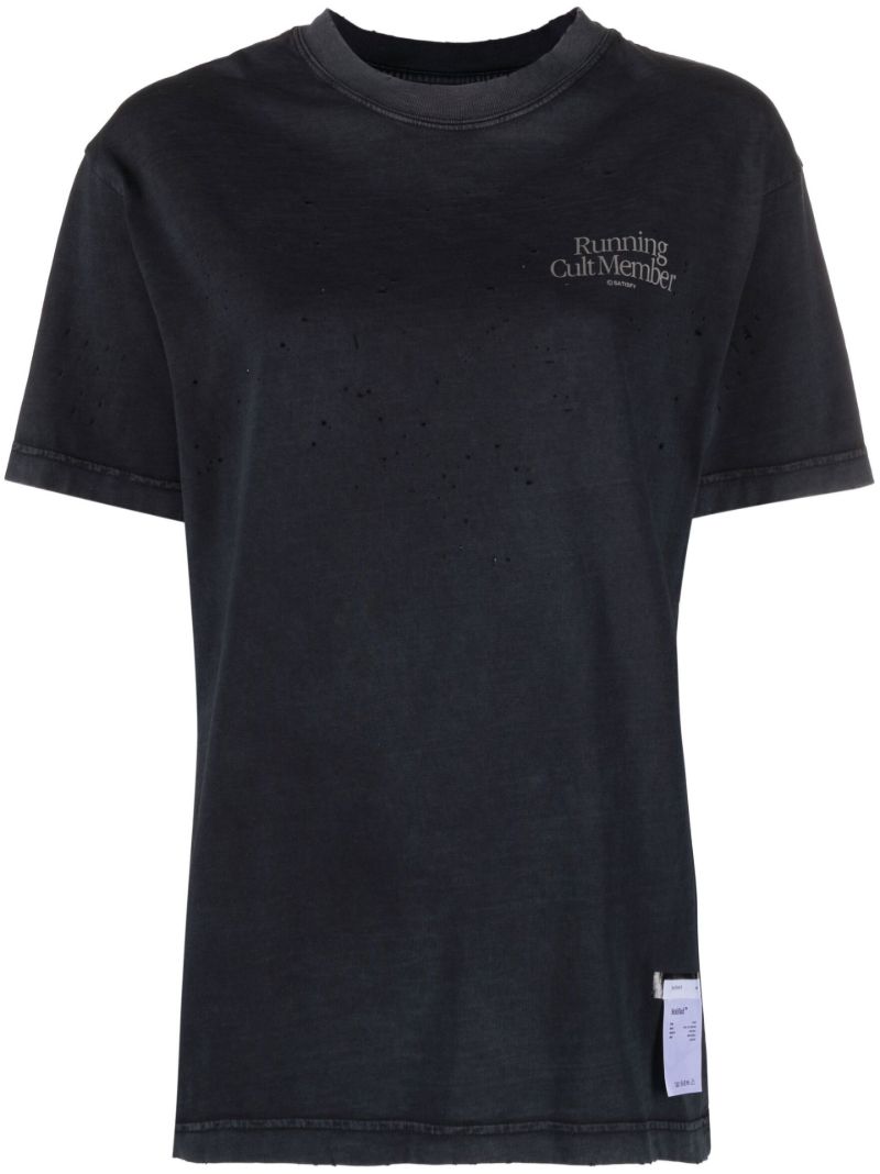 Black Mothtech Organic Cotton Running T-shirt