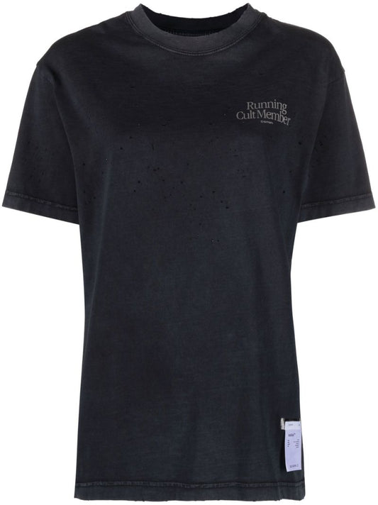 Black Mothtech Organic Cotton Running T-shirt