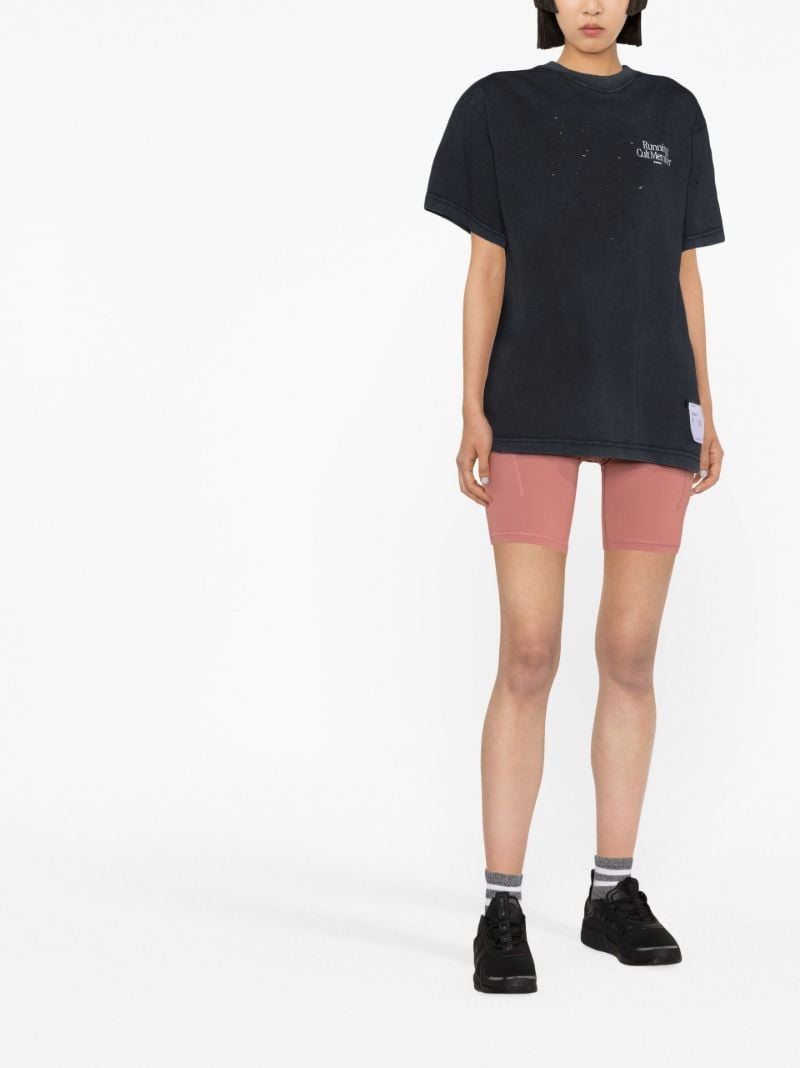 Black Mothtech Organic Cotton Running T-shirt