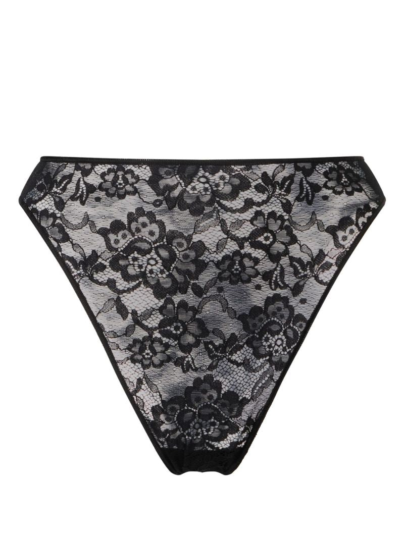 Black O-lover '90s Lace Briefs