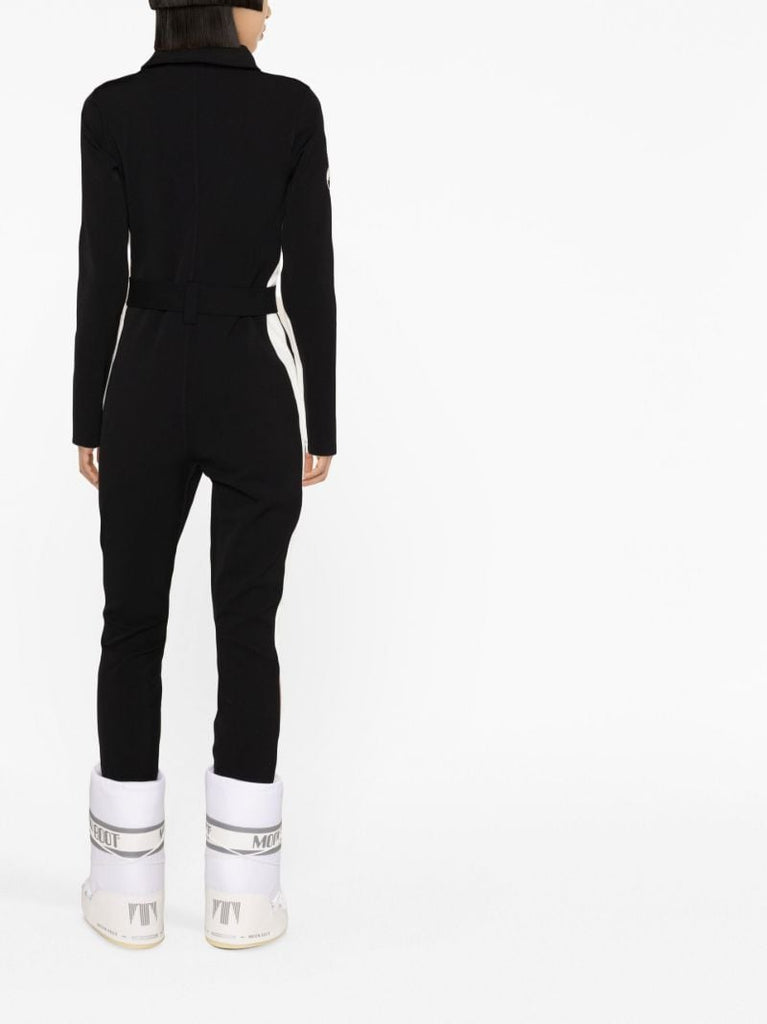 Black Side Stripe Ski Suit