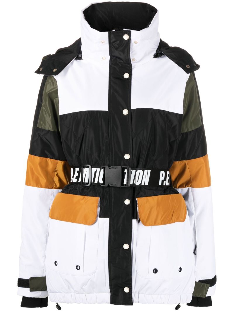White Chicane Colourblock Ski Jacket
