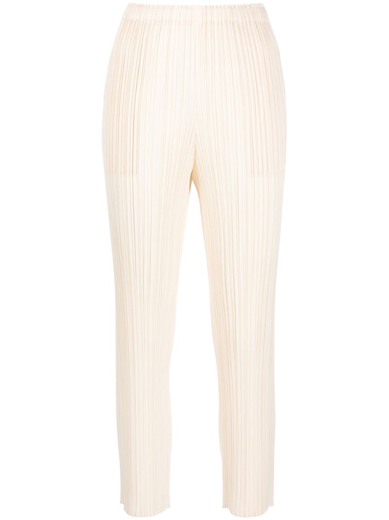 Neutral New Colourful Basics 3 PlissÃ_x0083_Â© Trousers
